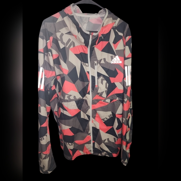 Unisex Adidas Own the Run Running Jacket/Windbreaker.  SIZE XL with Reflectives - Picture 1 of 6